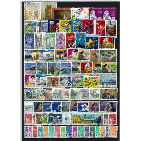 Collezione di francobolli Francia anno completo 1997 francobolli annullati