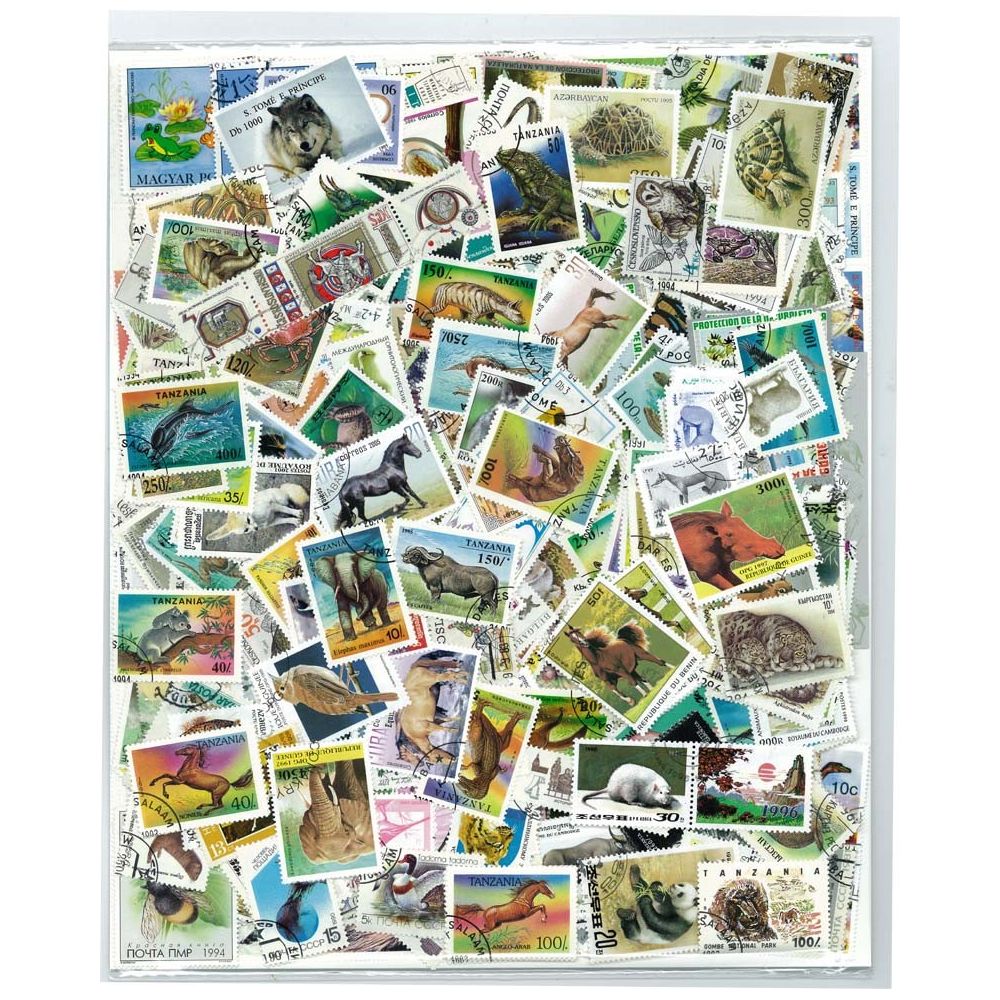 philately collection Used Animal stamp collection