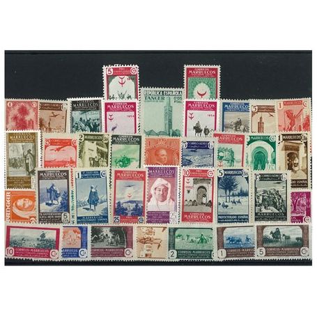 Philatélie collections Maroc Espagnol oblitérés timbres d'Afrique