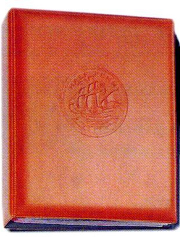 Classeur Louis brun Monnaies avec 10 pages assorties f1275BR Librairie